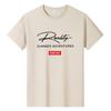 Großes T-Shirt aus reiner Baumwolle für Herren, kurzärmelig, für Jungen