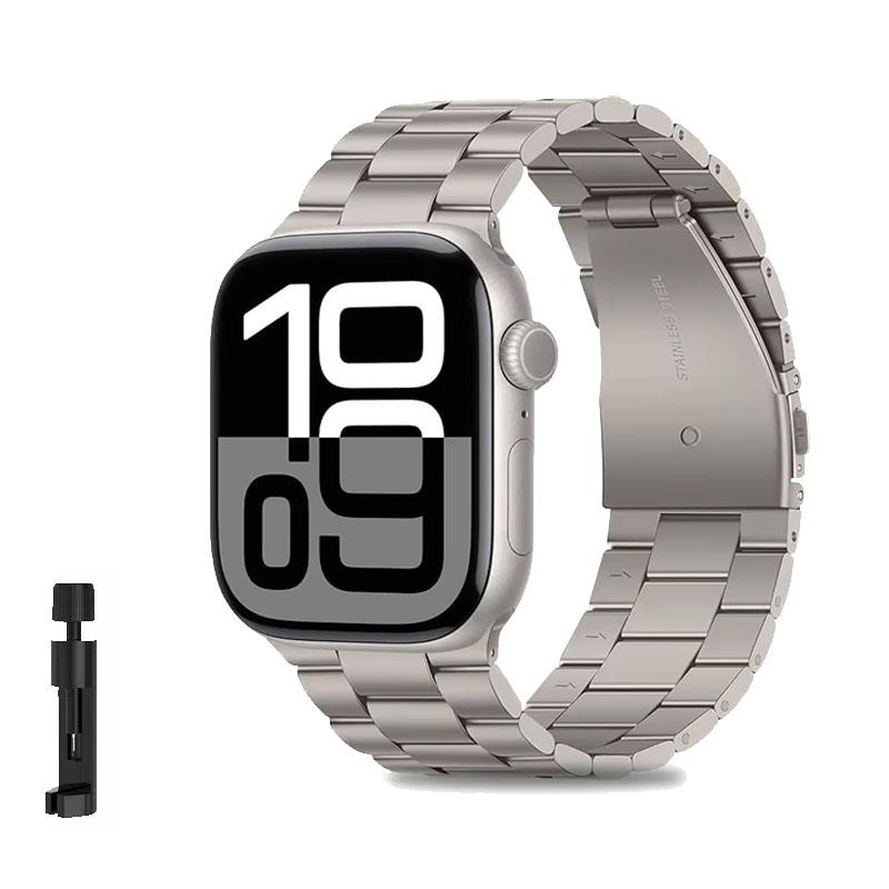 Cinturino in Acciaio Starlight per Apple Watch Serie Ultra2 10 9 8 7 SE 6 5 4 3 46mm 49mm Cinturino Metallico IWatch 40 41mm 42 44mm 45mm Correa