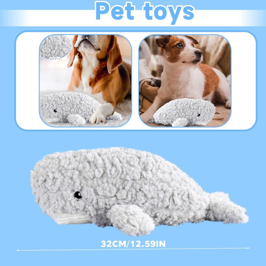 Indestructible Dog Toys, Interactive Dogs Toy Chew Toy, Indestructible Squeaky Dog Toys, Soft Plush Animal Playthings For Playing Trainin