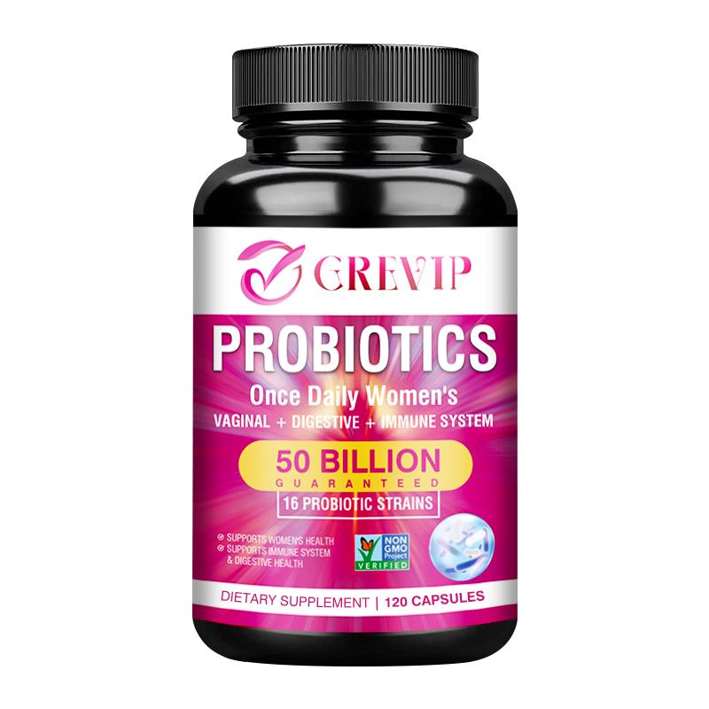 Probiotic capsules, containing 50 billion CFU, high purity, 120 capsules, suitable for both men and women. 120*1