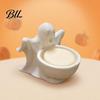 Ghost Theme Room Accents 3D Printed Storage Ornament, Cute Candy Bowl, Halloween Desktop DIY Hand Painted Crafts Jewelry Holder, Creative Desk