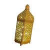Europäischer Typ LED-Lampe Eisen Kerzenhalter Lampe Ausgeschnittenes Vintaged Design Langlebig für Garten und Zuhause