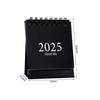 Mini Desk Calendar for 2025, Mini Calendar From July 2024 To December 2025, Solid Color Small Desktop Calendar with Stickers School Mini Calendar
