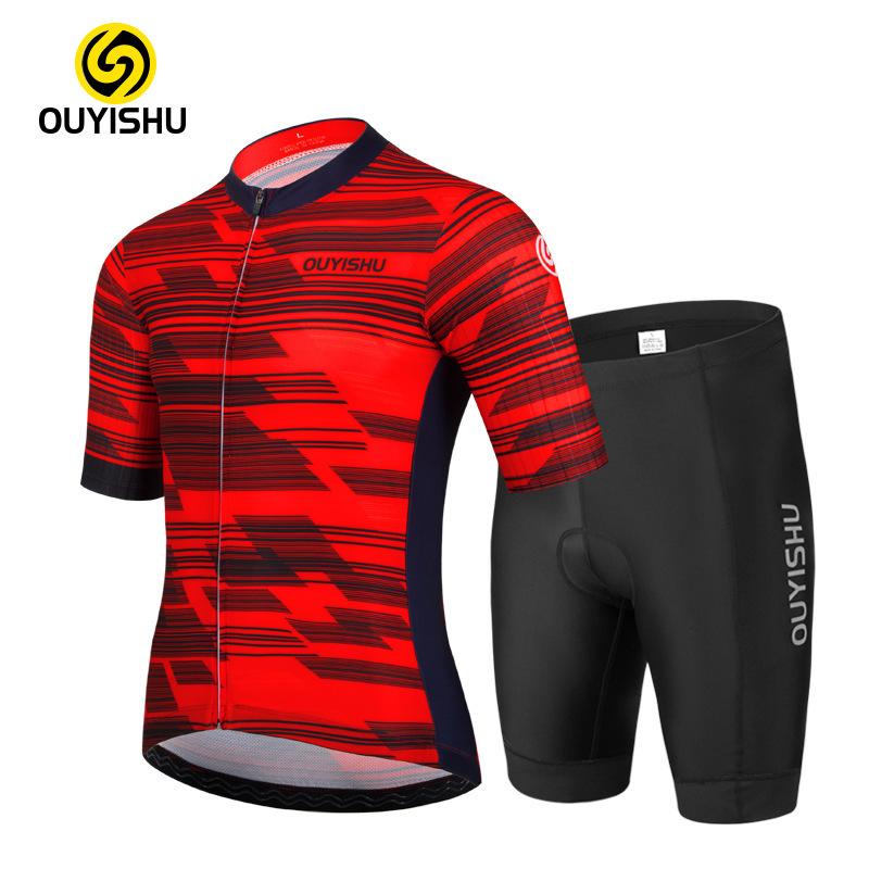 Cycling Clothes, Short-sleeved Suits, Men's Spring and Summer Road Cycling Clothes, Breathable and Sweaty