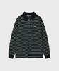 FALLETT Striped Polo Shirt Navy