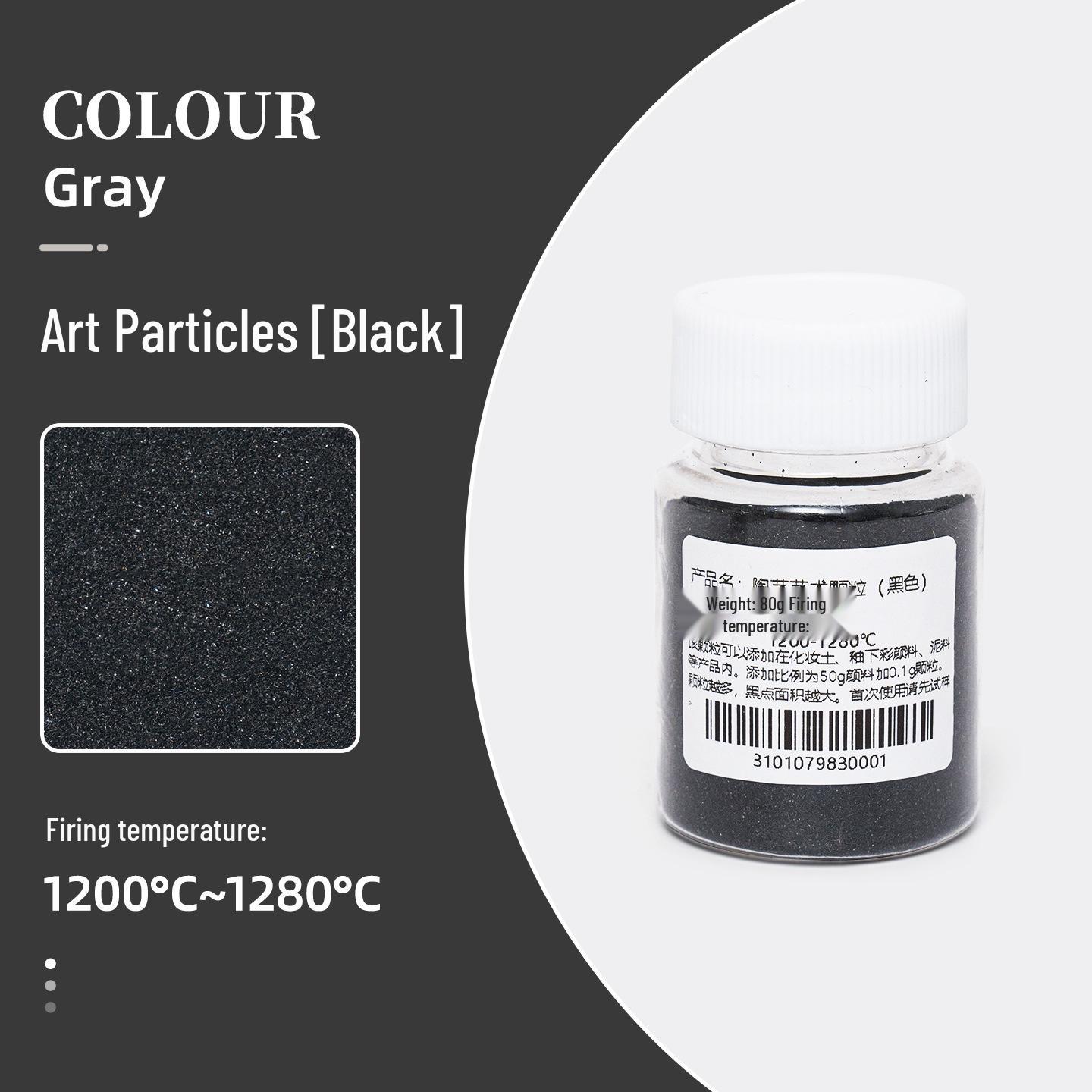 

Tianyu Ceramics Black Spot Glaze Colorant Iron Mineral Artistic Particles