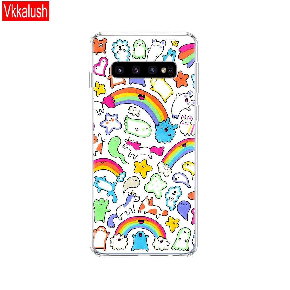 Pro Samsung Galaxy S10 Pouzdro S10Plus Pouzdro Silikonový tpu Kryt Telefon S10 E Pouzdro na Pro Samsung S10 Plus G975F S 10 SM-G973F Pouzdro