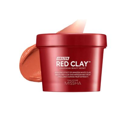 Amazon Red Clay Pore Mask Deep Cleansing Pore Care Wash-Off Mask 110ml