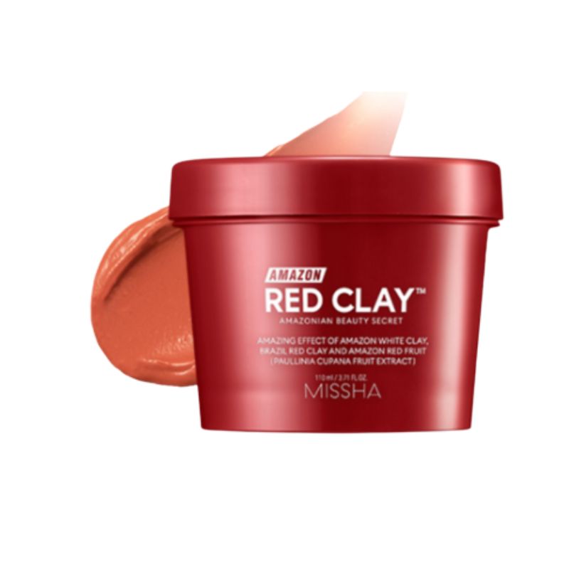MISSHA Amazon Red Clay Pore Mask Deep Cleansing Pore Care Wash-Off Mask 110ml 1