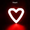 COB Bicycle Lights IPX 6 Waterproof Bicycle Taillight USB Rechargeable Bike Rear Light Heart Shape Bike LED for Cycling Parts 7