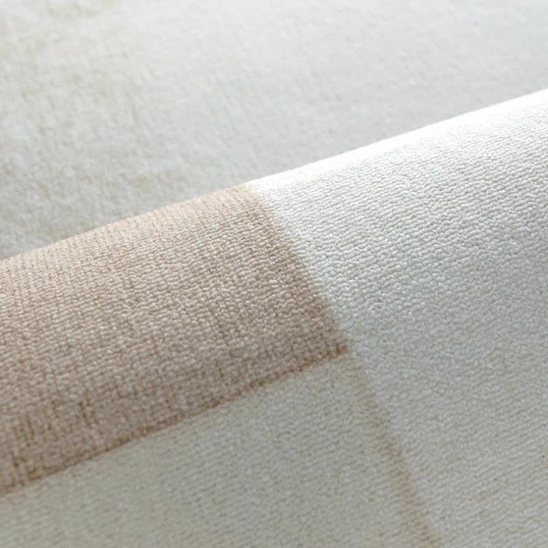 Minimalist Carpet for Living Room,Anti-Slip Mat, Soft Washable Bedside Rug, Natural Bedroom Decor