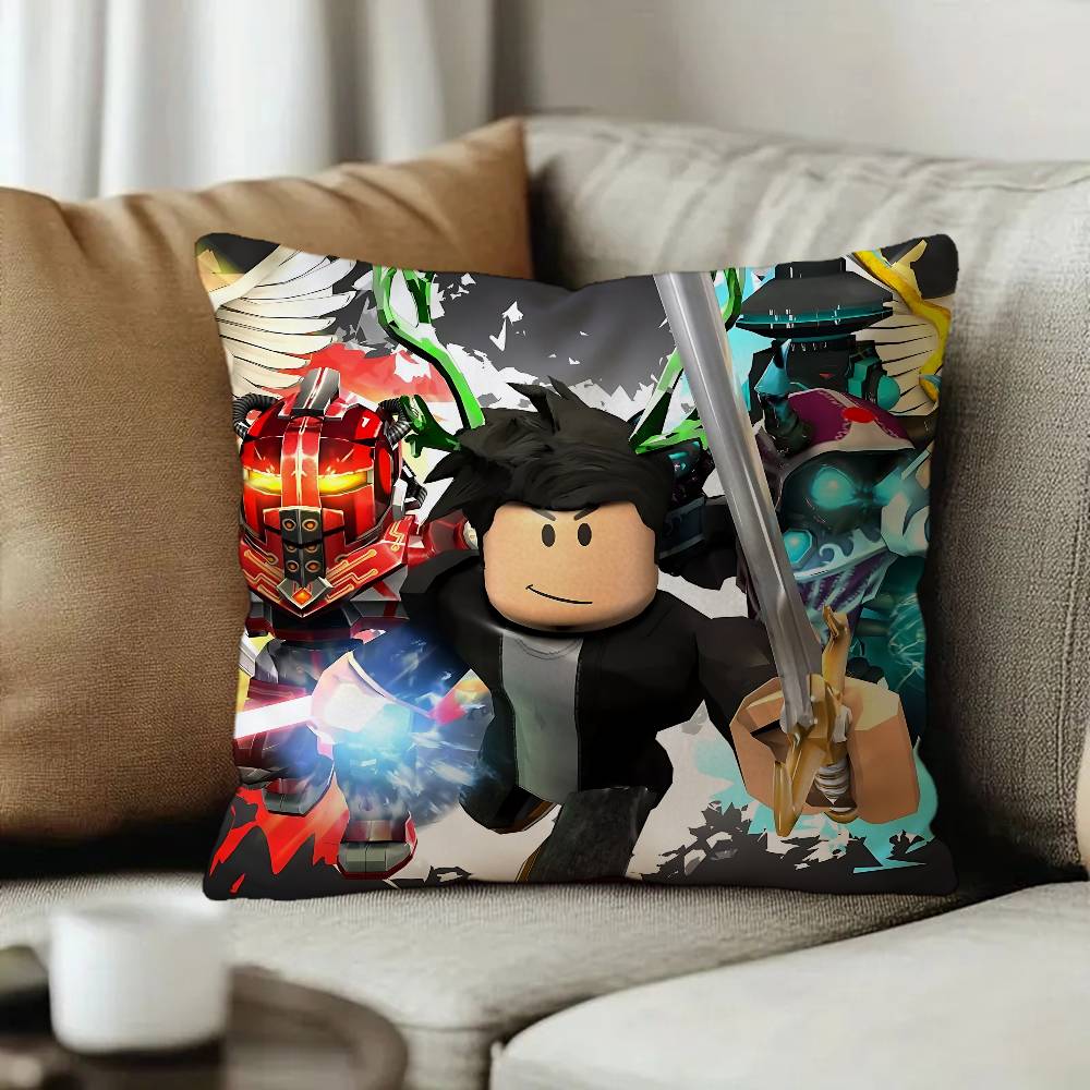 Hot Game-R-Robloxs Pillowcase toon Gift Cushion Cover Bedroom Home Sofa Chair Seat Decor pillow case