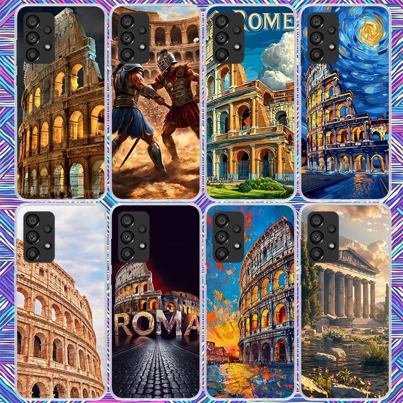 Roman Colosseum Phone Case For Samsung Galaxy A12 A52S A42 A32 A22 A51 A50 Note 20 Ultra 10 S10 Plus A71 A70 A31 A30 A10S Galaxy