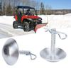 1 Pair Snow Plow Shoes 2205071 Metal Impact Resistant Adjustable Snow Plow Skid Shoes Replacement for Polaris RZR ACE Sportsman ATV UTV Without Gasket