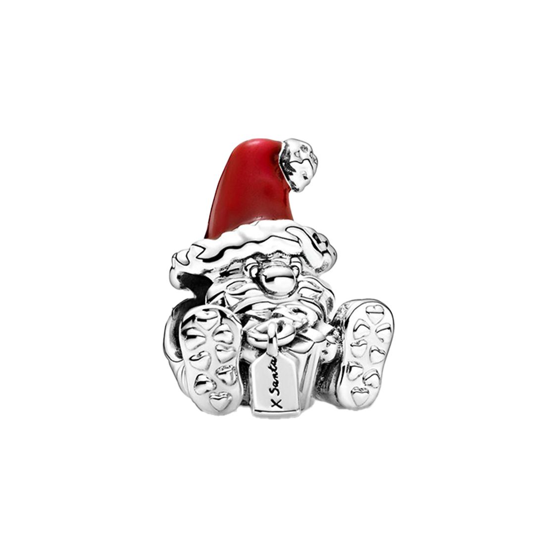 Pandora Christmas Santa Claus Charm Women Charm Silver 799213C01 Box,Silver