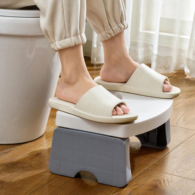 Adult Thickened Plastic Bathroom Squatting Footstool