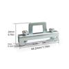 Single Layer Iron Made Rail Fixing Clips, Household 35mm Standard Guide Rail Mount Installation Accessories