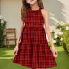 Children's Summer Casual Fashion Round Neck Sleeveless  Dress