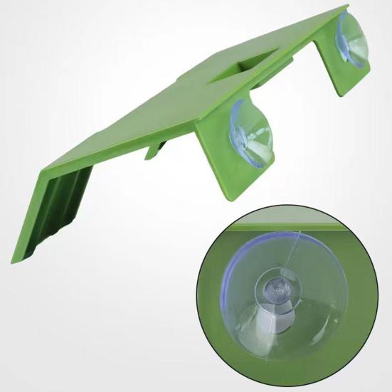 Kaplumbağa Güneşlenme Platformu Kaymaz Doku Kolay Kurulum Plastik Kaplumbağa Teras Rampası Yüzen Ada Geniş Güneşlenme Alanı Tank İçin Vantuzlu