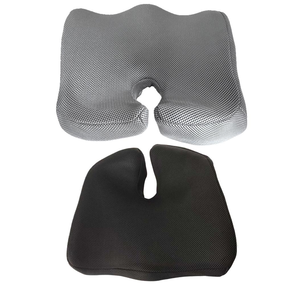 Memory Foam Seat Cushion Breathable Soft Seat Pad Pressure Relief Chair Pad Non Slip Sitting Pad for Prolonged Sitting