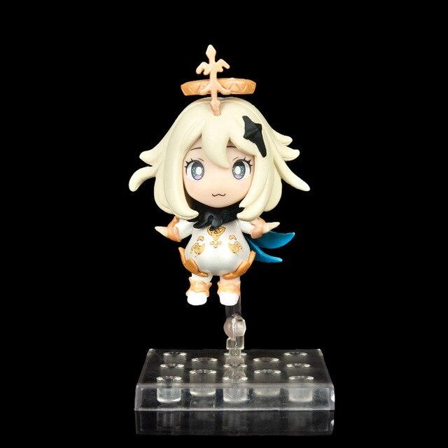 Aixlan 21cm Genshin Impact Keqing Anime Figure Klee Hibana Knight Action Figure Genshin Impact Paimon Figurine Collection Toys