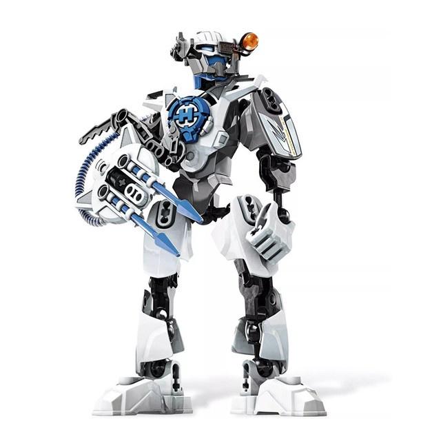 Future Warrior Bionische Bausteine - Lernfigur Roboter DIY Konstruktionsspielzeug für Kinder