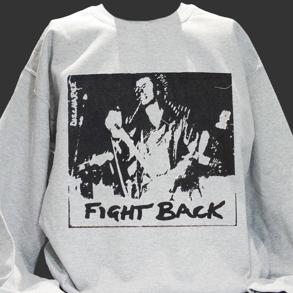 

Discharge Hardcore Punk Rock Sweatshirt Jumper Unisex Grey S-3XL M