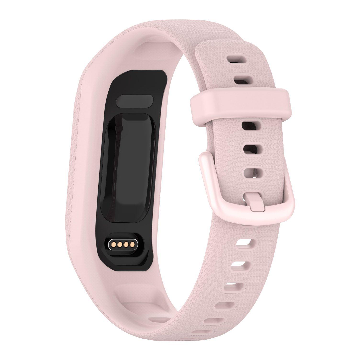 

Replacement Accessories Metal Buckle Watch Band Wrist Watchband Sport Wristband Silicone Strap розовый