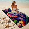 1Pc Colorful Elephant Garden Beach Towel Quick Dry Multiuse For Beach Pool Gym Yoga Home Travel Christmas Halloween Xmas Gift G1144