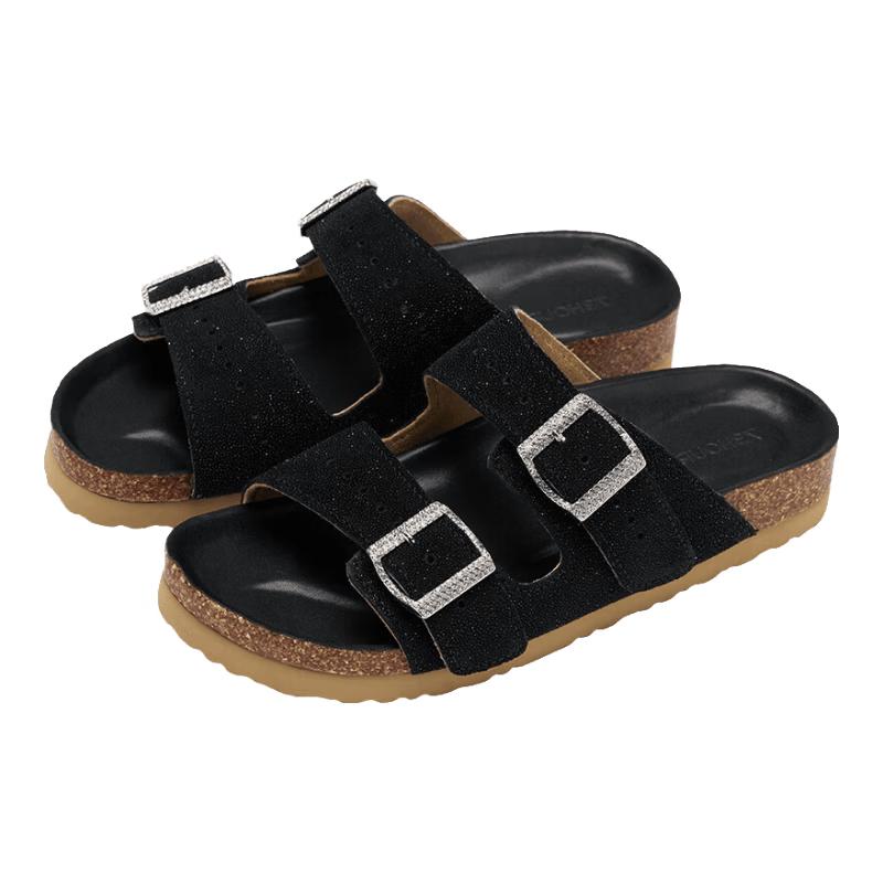 73Hours Women s Fen Wai He Pai Flat Slides 36 чёрный
