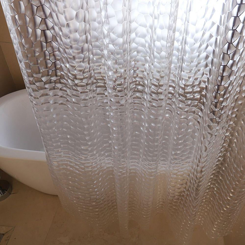 Duschvorhang mit Würfelmuster, verschiedene Größen, wasserdichter Duschvorhang, Badezimmerdekoration
