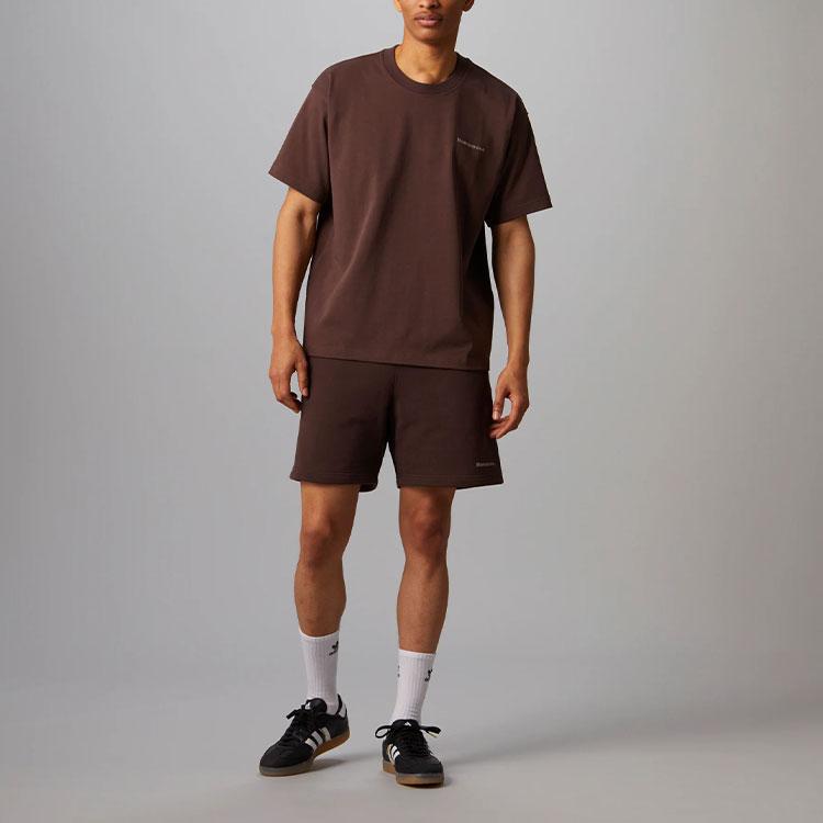 Adidas Originals Trefoil x Pharrell Williams Solid Casual Breathable Shorts Unisex Bottoms Brown HJ7066