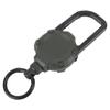 Breloc magnetic retractabil din sârmă de oțel inoxidabil, carabină cu cataramă ușor de tras, verde OD