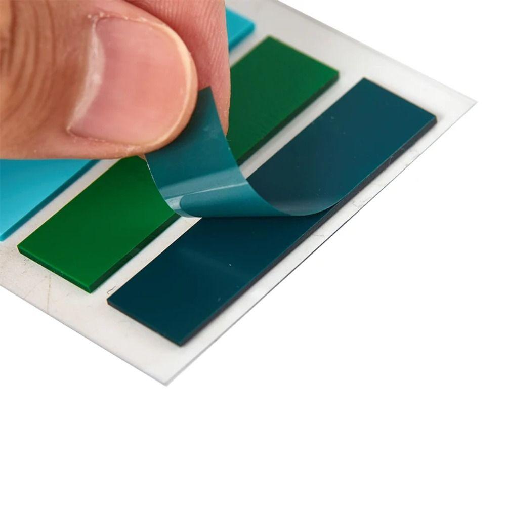 PET Material Index Sticker Translucent Page Marker European Retro Index Tabs  Organization