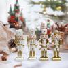 Nutcracker Decor 4piece Wood Ornaments Christmas Nutcrackers For Holiday Tree Table Window Living Rooms Door Kitchen Bedrooms