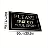 Entrance Door Mat, Funny Quotes Low Profile Decor Doormat, with Felt Decorative for Home/Indoor/Outdoor