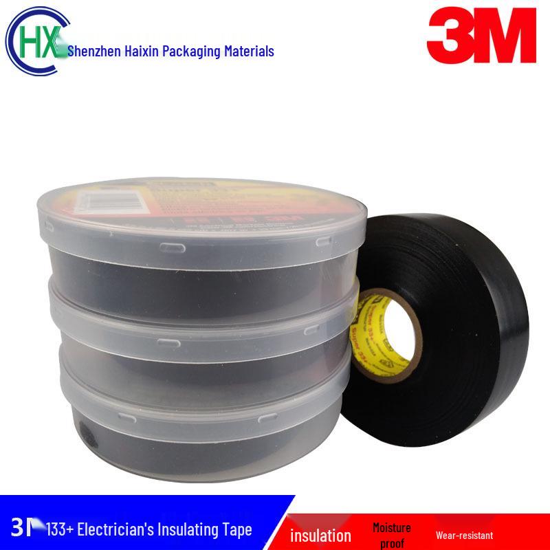 3M Premium 33+ High Temp Waterproof Electrician's Tape, No Residue, Self-Adhesive, Anti-Corrosion, 19mm