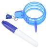 Circle Golf Ball Liner 360 Degree Golf Ball Line Marker Drawer Drawing Marking Alignment Putting Tool with Pen Blue