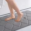Homaxy Memory Foam Bathroom Bath Mat Soft Non-Slip Carpet  Absorbent Floor Bathroom Rug Shower Carpet Kitchen Decor Foot Mat