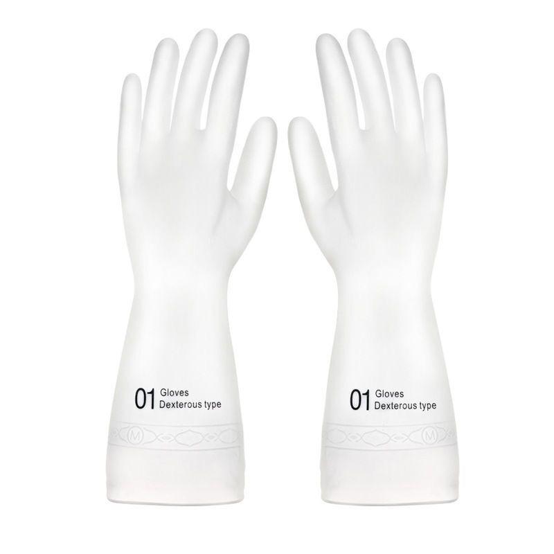 

3 Pair Cheaper Gloves Kitchen Silicone Cleaning Gloves Magic Dish Washing for Household Scrubber Rubber Kitchen Clean Tool L(3 Pair)