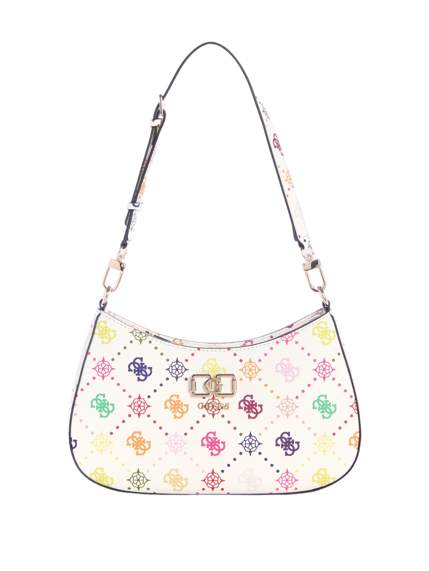 GUESS EMELIE LOGO TOP ZIP SHLDR BAG