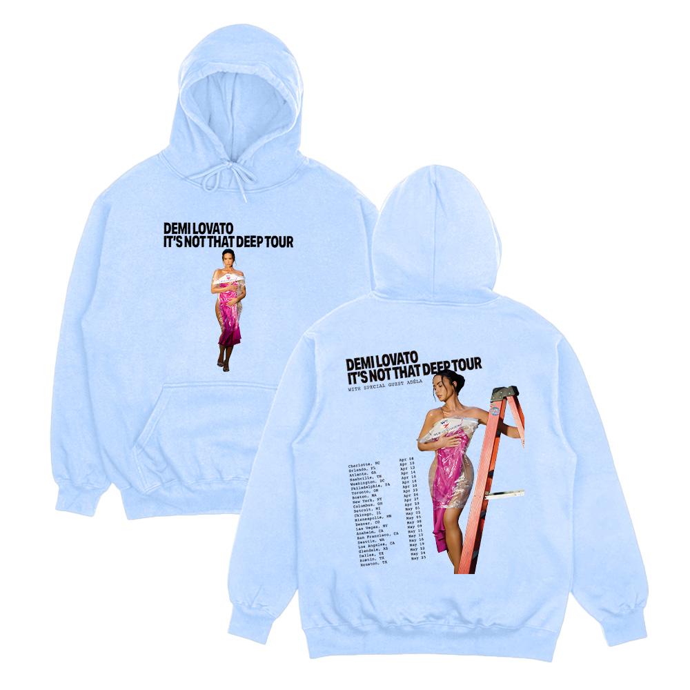 Demi Lovato It's Not That Deep Collection Tour Hoodies Fashion Women Casual Versatile Unisex Pullovers Y2K Sweatshirts