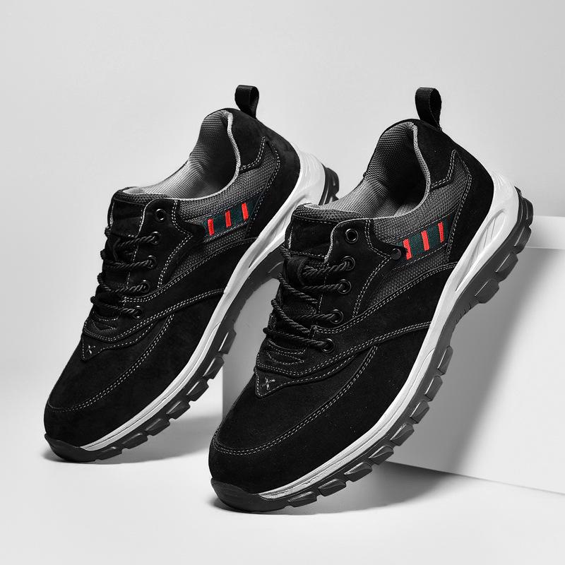 New Shoes for Men Genuine Leather Casual Sneaker Mens Outdoor Sneakers Mountaineering Sneakers Shoes Zapatillas De Deporte