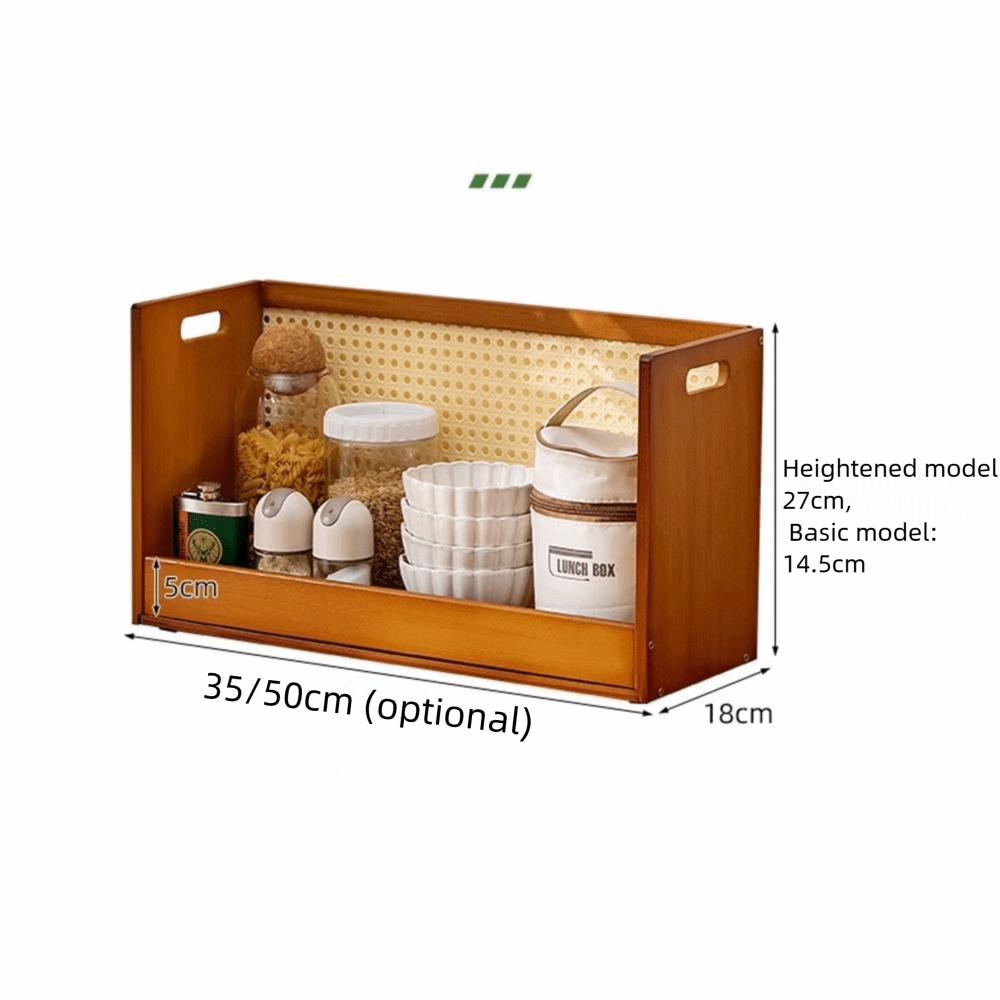 Large Capacity Desktop Storage Rack Stackable Countertop Rack New Dining Table Rack  Desktop Use