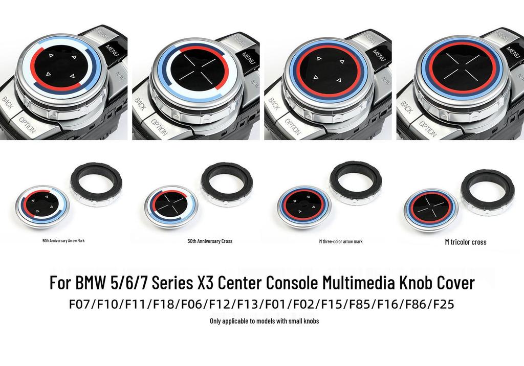 Kryt ovladače multimédií pro BMW řady 5, 6, 7, X3 pro podvozek F (F07, F10, F11, F18) Středová konzole