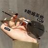 Fashion Unisex Large‑Frame Photochromic Glasses, Lightweight Comfortable Spectacles, Finished Prescription & Plain Lenses For Men Women