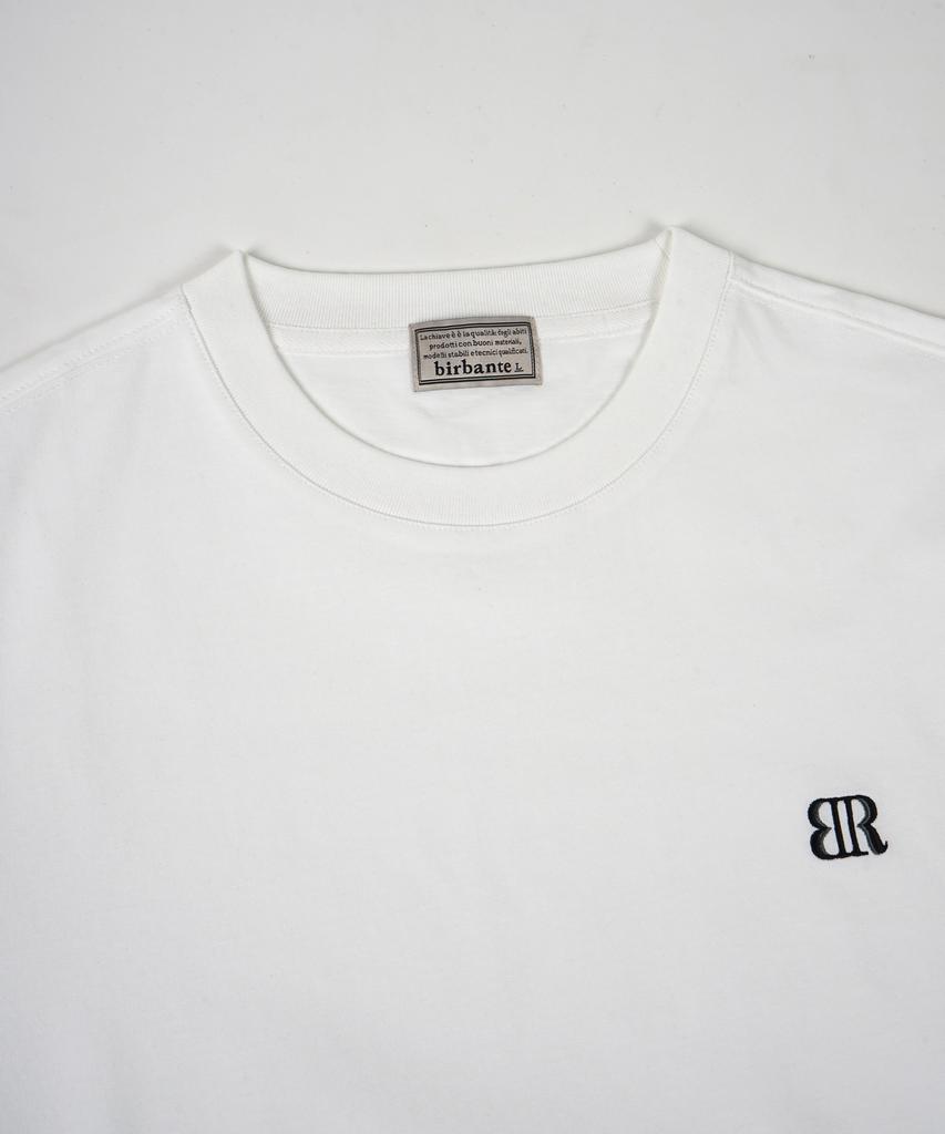 BIRBANTE Monogram Logo T-Shirt - White