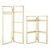 Nordic Style Jewelry Rack Foldable Earrings Storage Shelf Necklace Display Stand  Counter