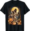 Funny Mummy Bigfoot Jack O Lantern Halloween Costume T-Shirt
