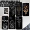V-Viking Logo V-Vegvisir Phone Case For IPhone 17 Pro Max Air Back Cover 16 15 14 13 12 11 Pro Max Case